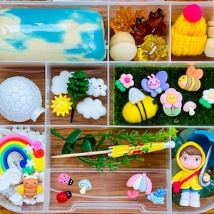 Weather Sensory Kit: Montessori Playdough Kit for Toddlers