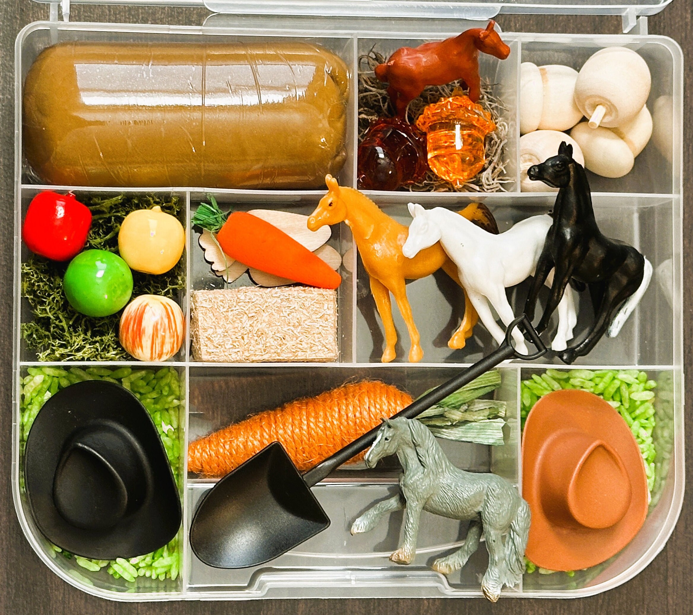 Horse Sensory Kit: Ranch Playdough Kit for Kids/toddlers - Etsy