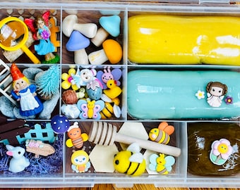 Fairy Garden Sensory Kit: Playdough Activity Kit for Kids