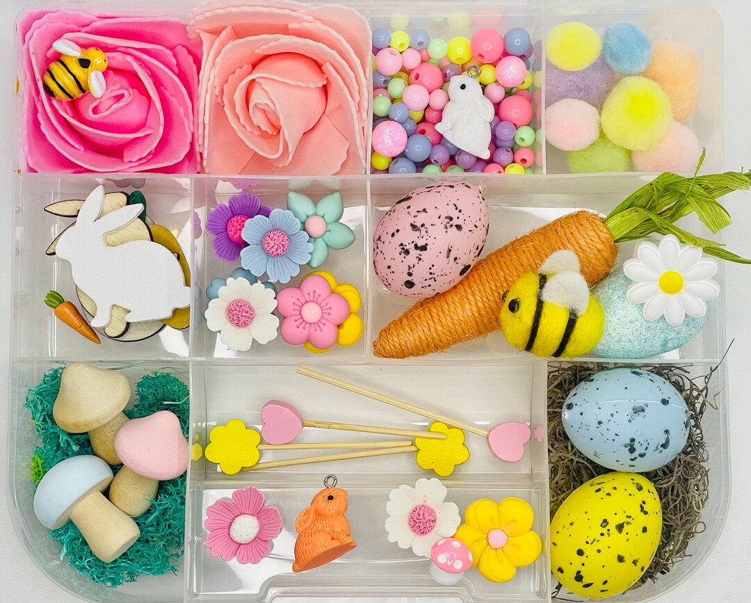 Easter/spring Loose Parts Sensory Kit Spring Sensory Bin Kit Etsy
