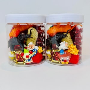 Circus Playdough Jar | Playdoh Jar, Sensory Jar for Kids, Gift for Children, Playdough Sensory Jar