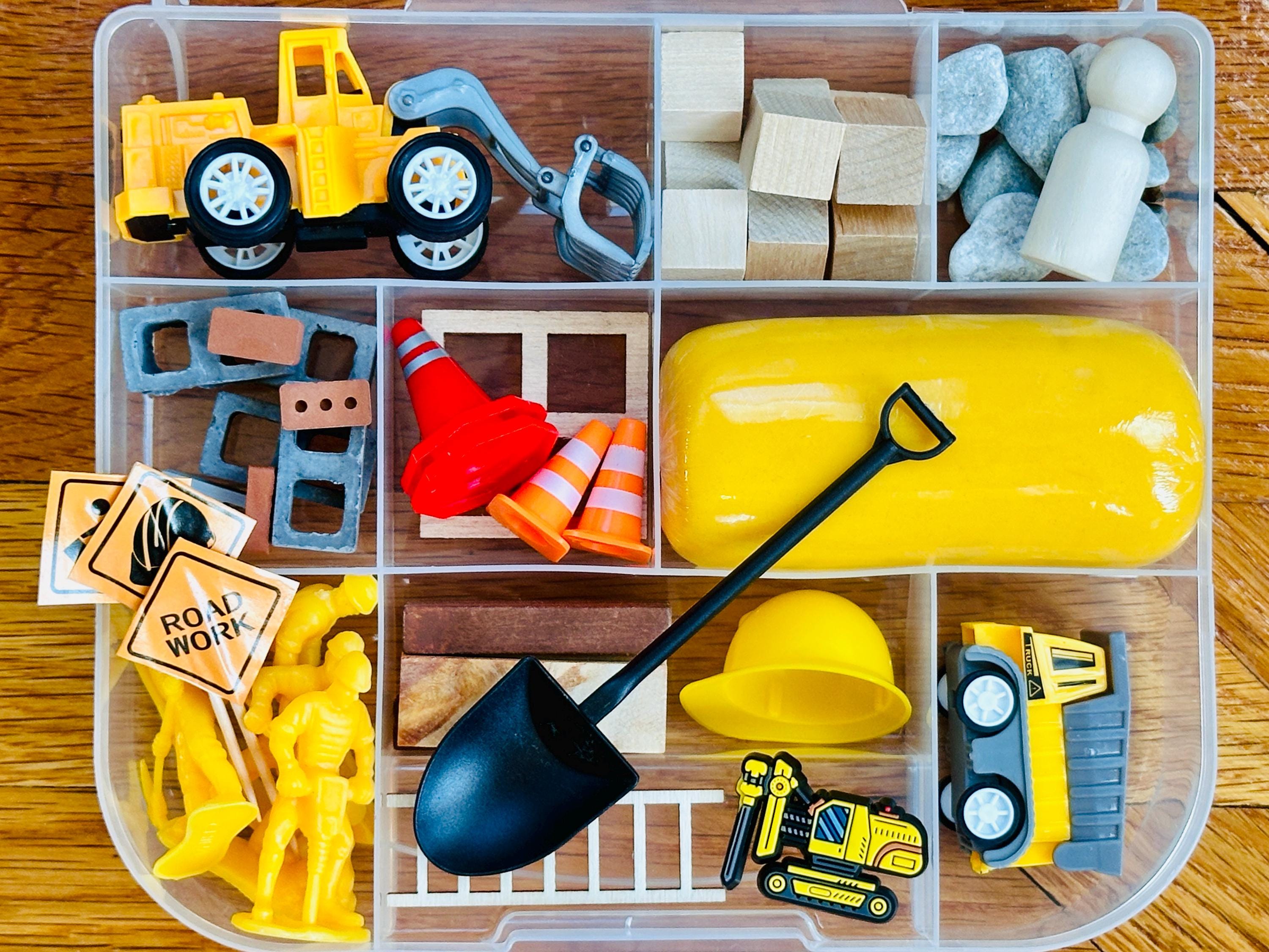 Construction Worker Sensory Kit for Kids/toddlers: Builder Sensory