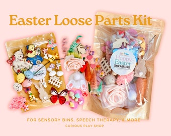 Easter/Spring Loose Parts Kit for Sensory Bin