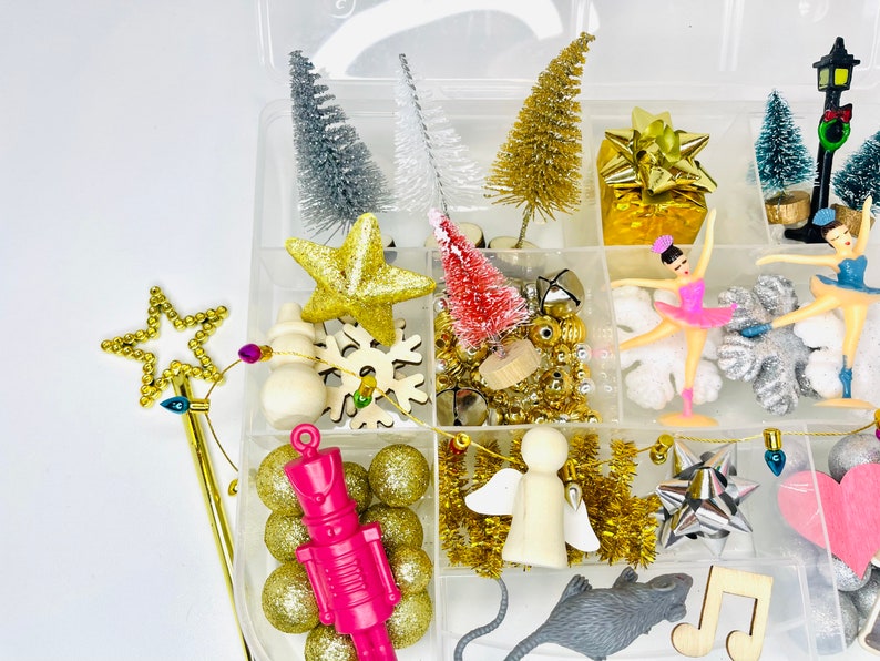 Nutcracker Ballet Loose Parts Sensory Kit Christmas Sensory Etsy