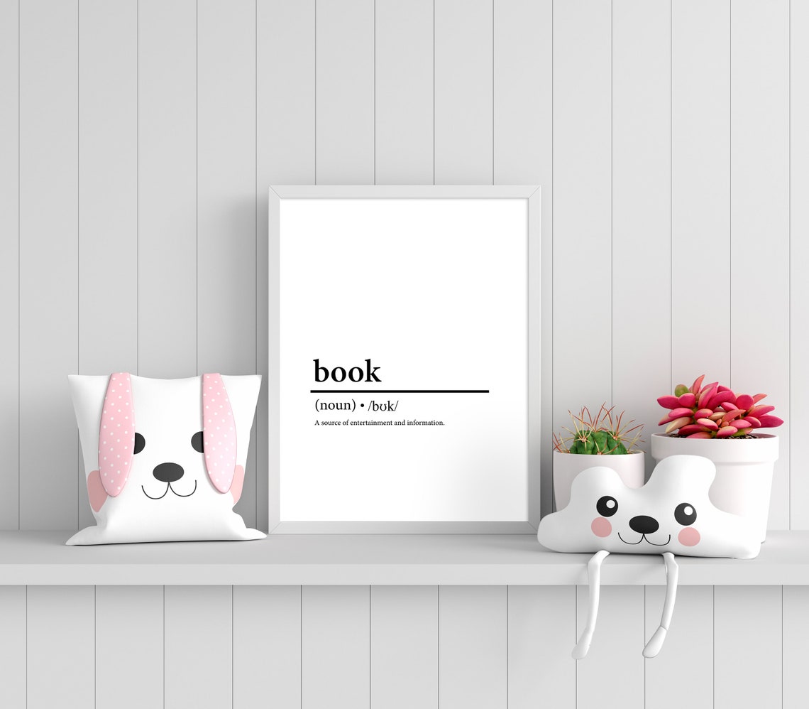 Book Definition Print, Urban Dictionary, Funny Saying, Funny Definition