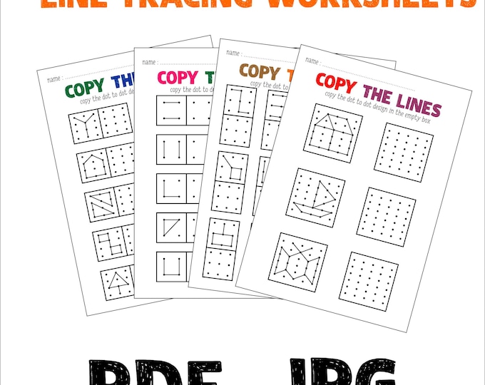 Copy The Line Pattern Worksheet This item is unavailable - Etsy