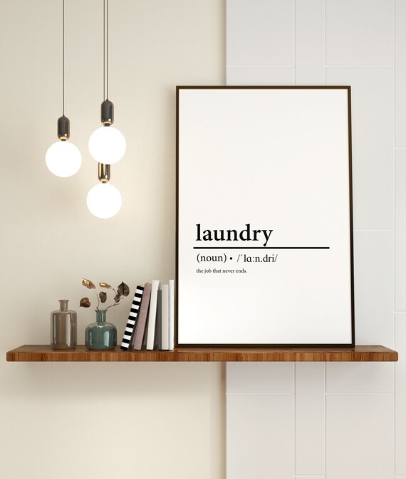 Laundry Definition Print Urban Dictionary Funny Saying Etsy