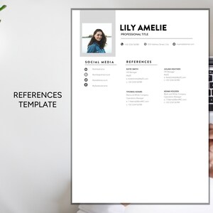 Clean Resume Template Word, Cv Template, Professional Resume, Creative ...