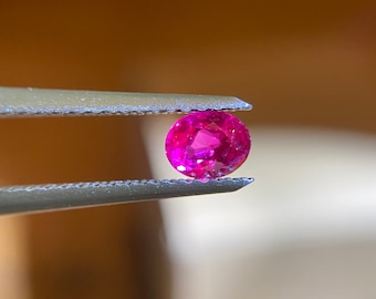 Spinelle Rouge 1,04 Ct - Sri Lanka - Rond VS1 - Pierre Précieuse Neuf Sans Boîte