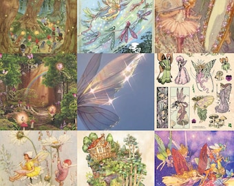 Fairy Cottagecore Wall Collage