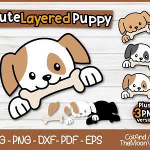 Dog Svg, Puppy Svg, Puppy Silhouette, Cute Puppy Svg, Dog Puppy Svg, Perrito En Capas Svg, Puppy Dog Cutout Svg, Puppy For Cricut