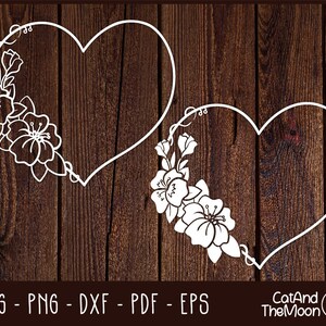 Marco de corazón Svg - Marco de corazón Svg, Corazón de vid Svg, Corazón de vid Svg, Flor y corazones Svg, Corazón con flores Svg, Corazón con flores, Flor
