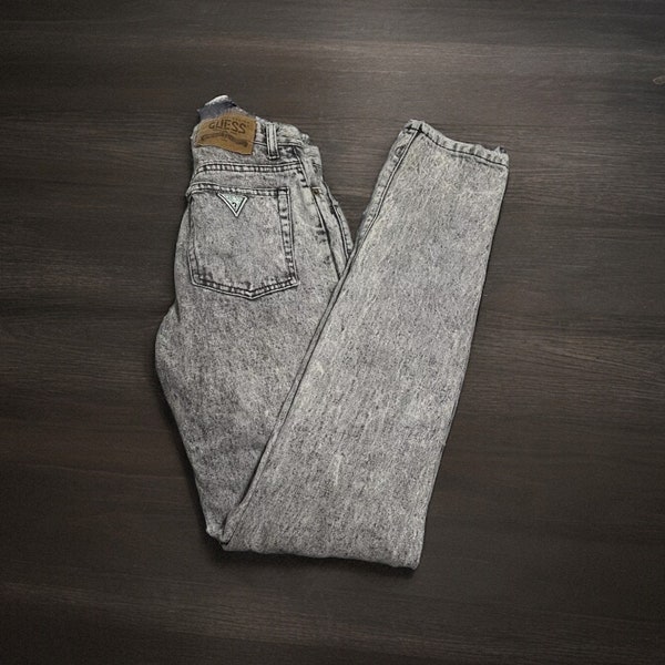 Vintage 90s Acid Wash Jeans | Upcycled Turquoise Patch Denim main image 0