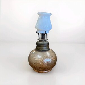 Antique “Little Harry’s Children’s Night Lamp” Bedroom Oil Lamp - Circa 1877