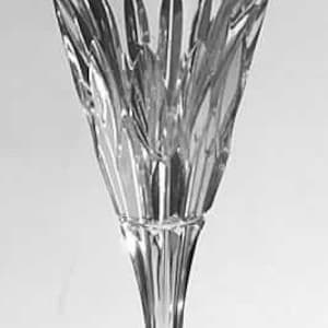 Vintage Mikasa Cut Crystal Champagne Flutes - Wedding Toasting Glasses (Set of 2)