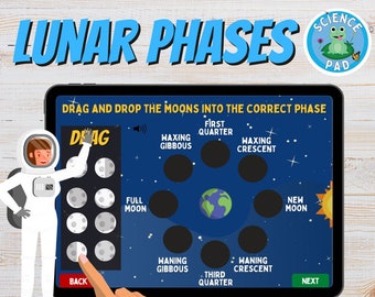 Phases of the Moon Lesson Plan | Boom Review + Assessment | Distance Learning Science Activity | Solar and Lunar Eclipses Teaching Resource