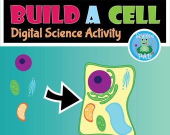 PLANT CELL ACTIVITY  | Online Activity | Google Slides | Science | Homeschool | Middle School | Diagram | Labelling | Poster | Coloring |