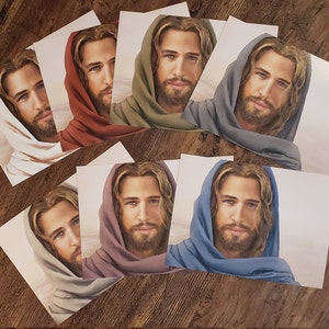 Redeemer 5x7 prints  | Multipack | High Quality | Photo Prints | Jesus Christ Painting | Jesus Portrait | Artwork | Christian Art | LDS Art