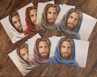 Redeemer 5x7 prints  | Multipack | High Quality | Photo Prints | Jesus Christ Painting | Jesus Portrait | Artwork | Christian Art | LDS Art