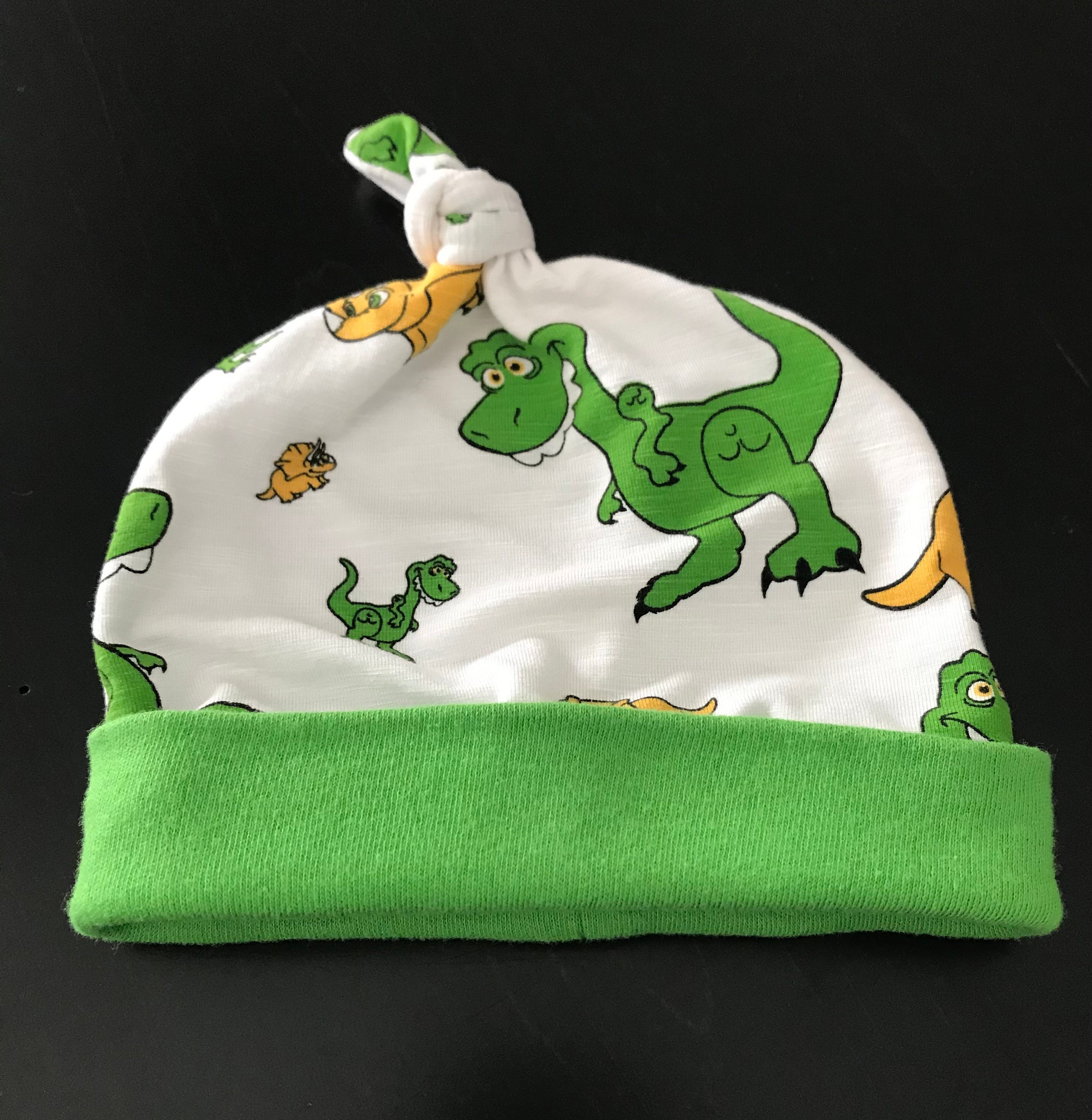 Baby boy dinosaur knotted cap - Etsy.de