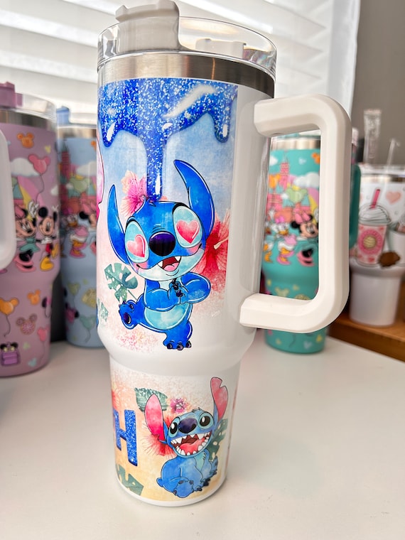 Lilo and Stitch Stainless Steel Tumbler w/ Handle