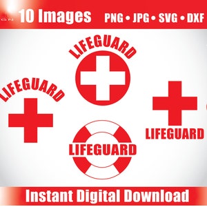 Ratownik SVG | Clipart ratownika | Plik cięcia sylwetki ratownika | Ratownik SVG Jpg Eps Png Dxf