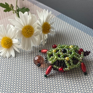 Turtle Beads Keychain