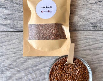 Whole Flax Seeds | Hermit Crab Food / Sprouting Seed
