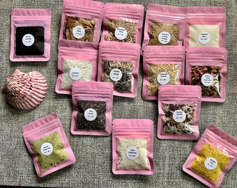 Custom Discovery Bundle| Hermit Crab Food Sample Pack, You Pick 2 Varieties -  Starter Sampler Kit FREE SHIPPING (Limited One  Time Offer)