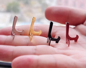 Miniatuur metalen houder mini bordstandaards voor poppenhuis miniatuur bordhouder