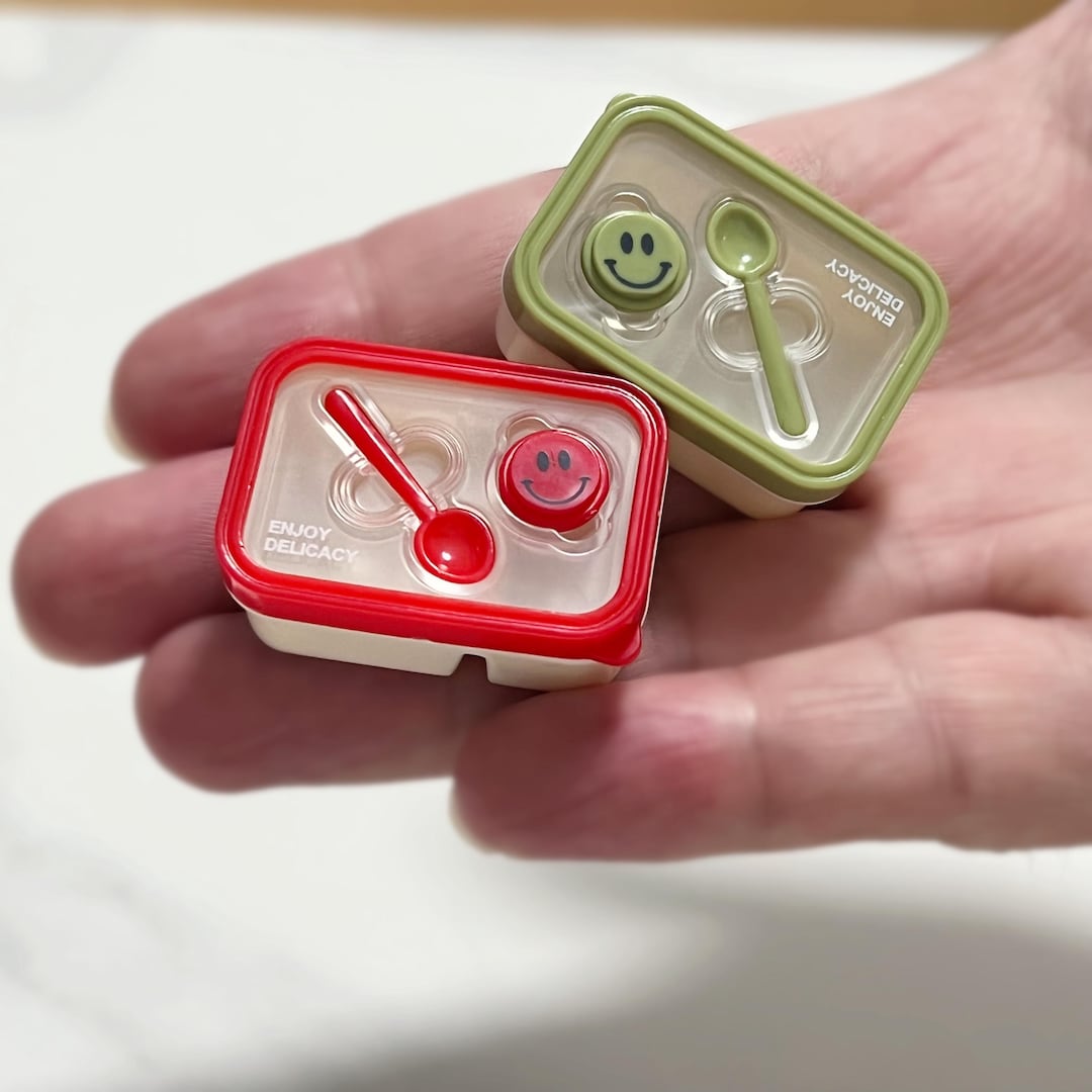 Miniature Food Container Boxes Dollhouse Kitchenware Lunch Box Dollhouse Kitchen Accessory