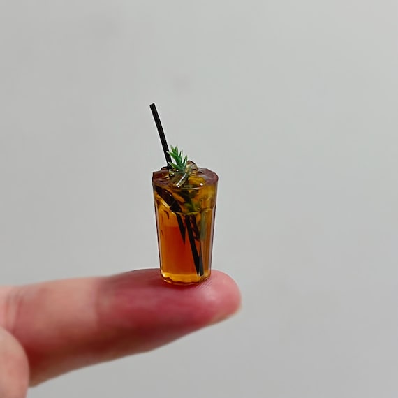 ドールハウスミニチュアコーヒードリンク、ミニチュア飲料ドリンク人形 