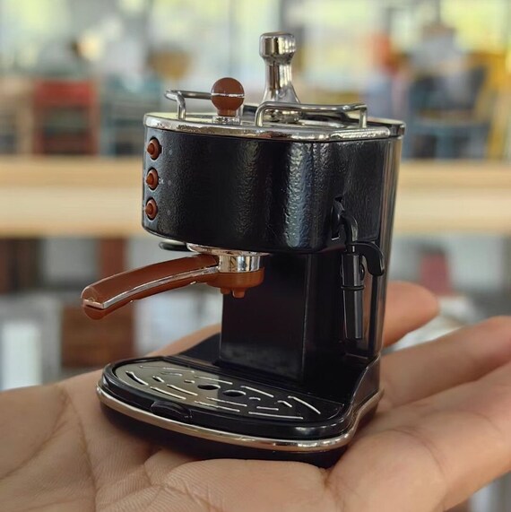1/6 ミニチュア エスプレッソマシン ドールハウス ジオラマ バービー人形　黄 ミニチュア コーヒーメーカー エスプレッソマシン ドールハウス