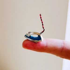 1/12 Scale Dollhouse Miniature Iron | Dollhouse Decor Accessory | Mini Iron