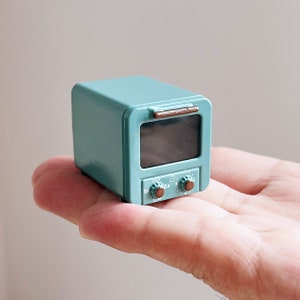 1:12 Dollhouse Miniature Metal Oven, Dollhouse Modern Furniture