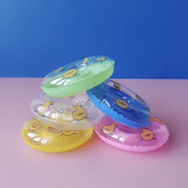 Dollhouse miniature anneau de natation ob11bjd flotteur jouet poupée eau jouet poupée accessoires de natation jouet
