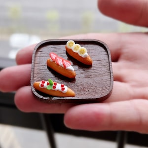 Miniature pastries miniature food miniatures desserts dollhouse miniature cake