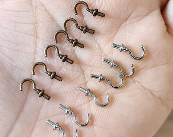 Miniature hook dollhouse metal hooks DIY decoration mini hooks
