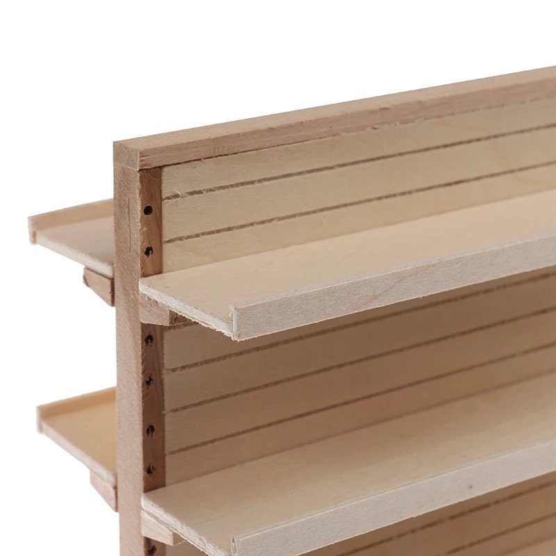 Étagère Miniature 1/12 Pour Maison De Poupée – Présentoir En PP, Décoration Artisanale