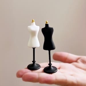 Doll Clothes Holder Dress Mannequin Display Form Mini Model Stand