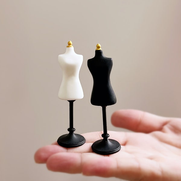 1/12 Dollhouse Miniature Mannequin Clothes showcase,Doll Furniture Clothes holder display stand