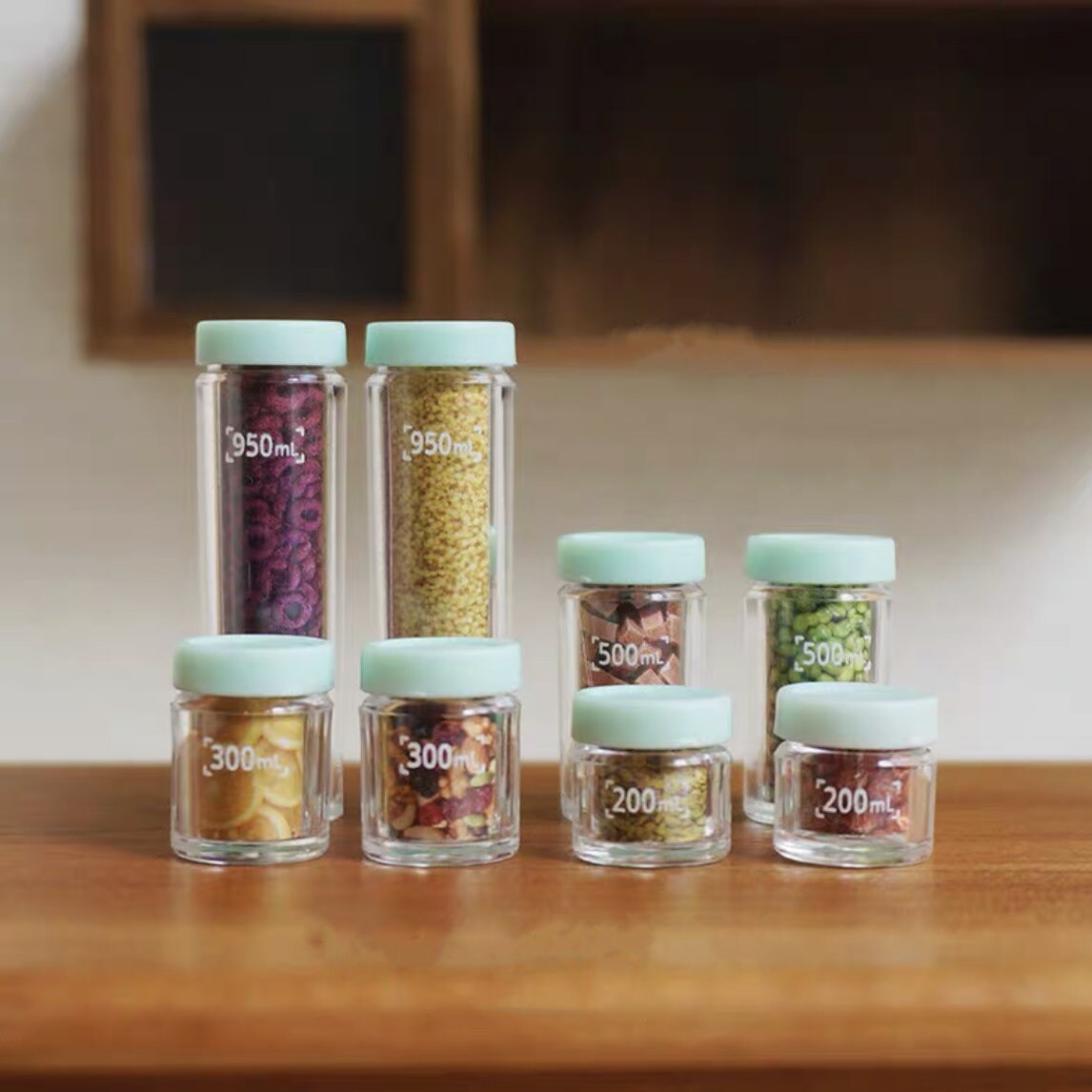 Miniature Food Container Mini Candy Storage Miniature Storage Bottle ...