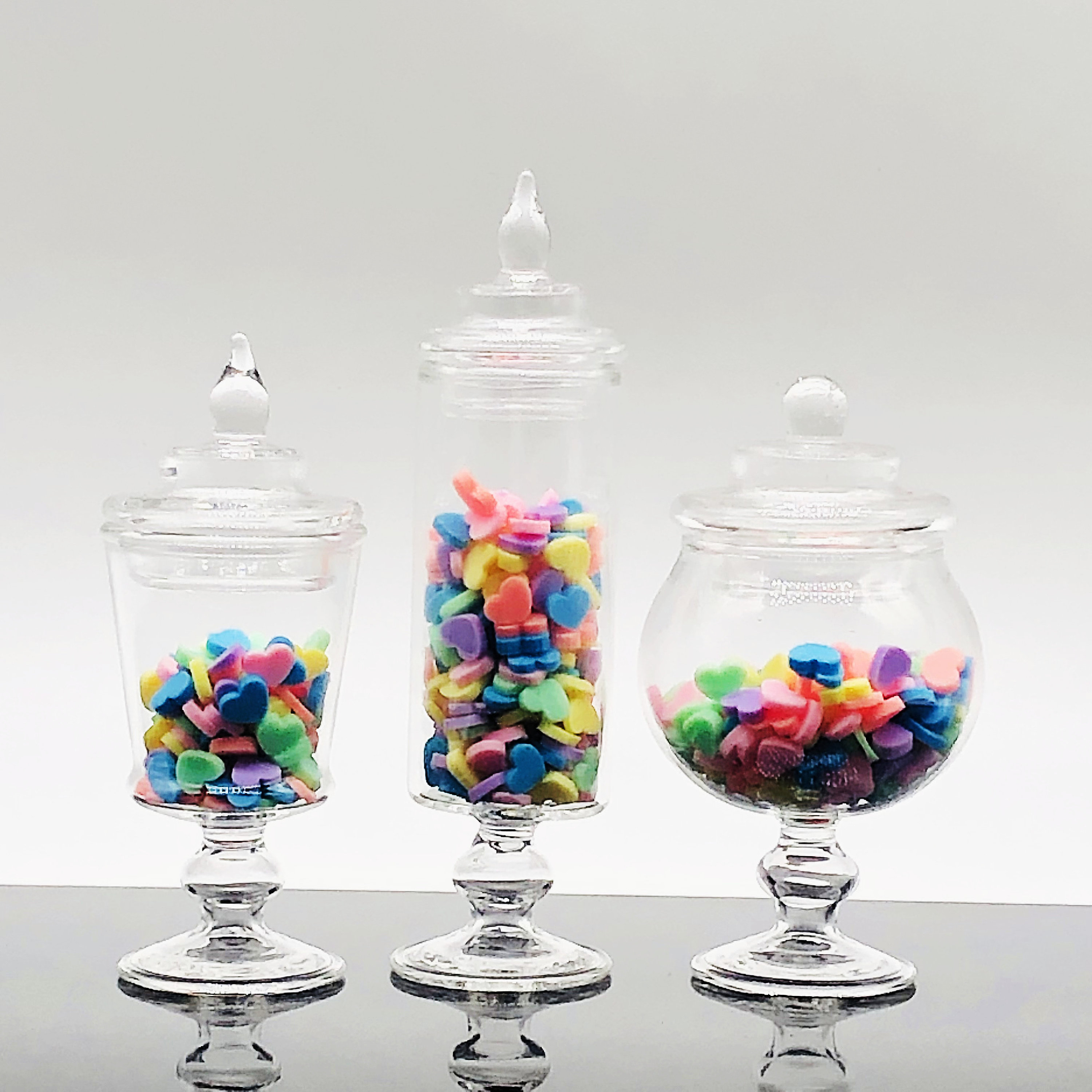 CLEAR Plastic Candy Jar 80oz - Cool Kat Party!