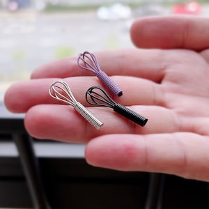 Dollhouse kitchen Tiny kitchen Whisk 1/12 scale Utensil Egg beater Mini Cookware Kitchenware
