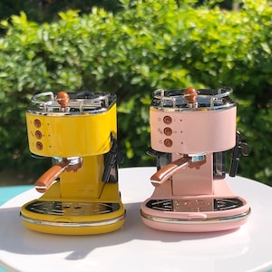 Dollhouse coffee machine mini metal coffee machine miniature coffee machine for dollhouse decoration