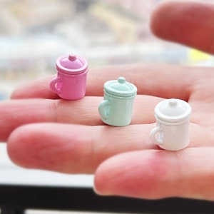 1/12 Miniatur Metall Tasse Wasser Tasse Antike Tasse für Puppenhaus Dekoration