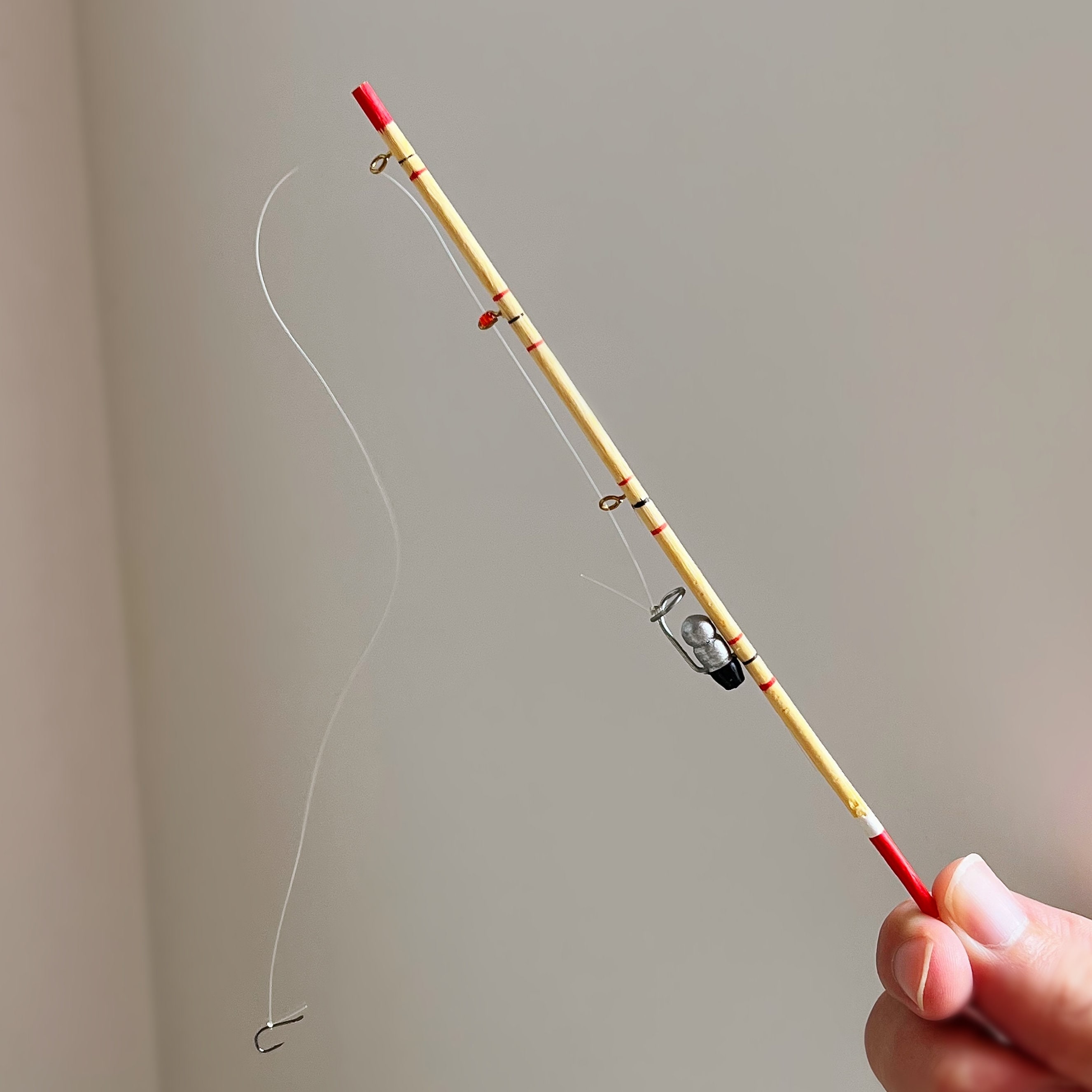 DIY Tiny Fishing Rod (Toy) 