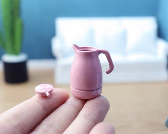 Bouilloire Miniature Métal 1/12 Pour Maison De Poupée – Décoration Cuisine Vintage Années 2017