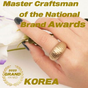 Bangjja Yugi Hammered Ring: Korean Drama Inspired