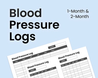 Blood Pressure Log - Printable